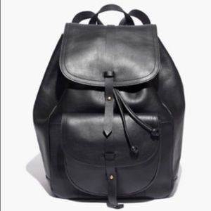 NWT Madewell Transport Rucksack Leather Backpack
